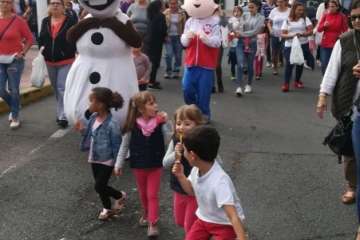 Pasacalles anunciador y pregón de las fiestas de El Calero 2018 (Foto TA, F,J. Santana y Antonio Alí)